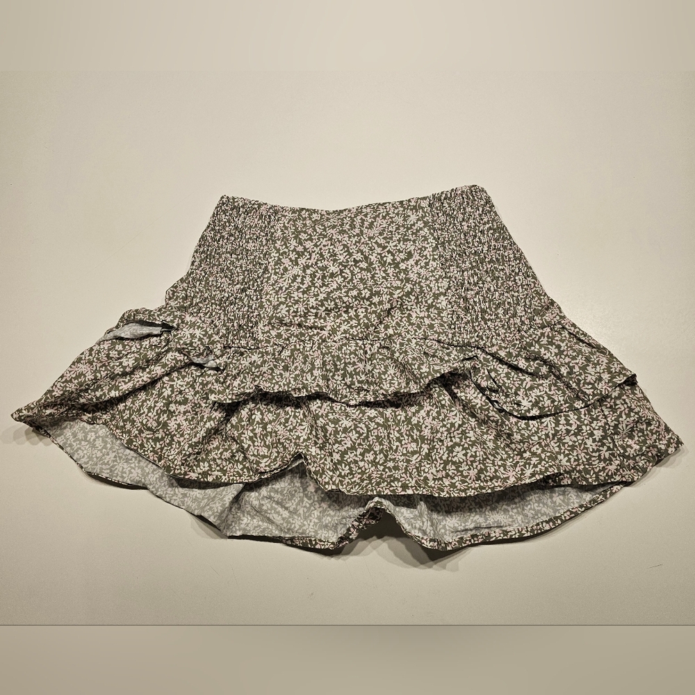 Forever 21 Kids Girls Ditsy Floral Print Skirt